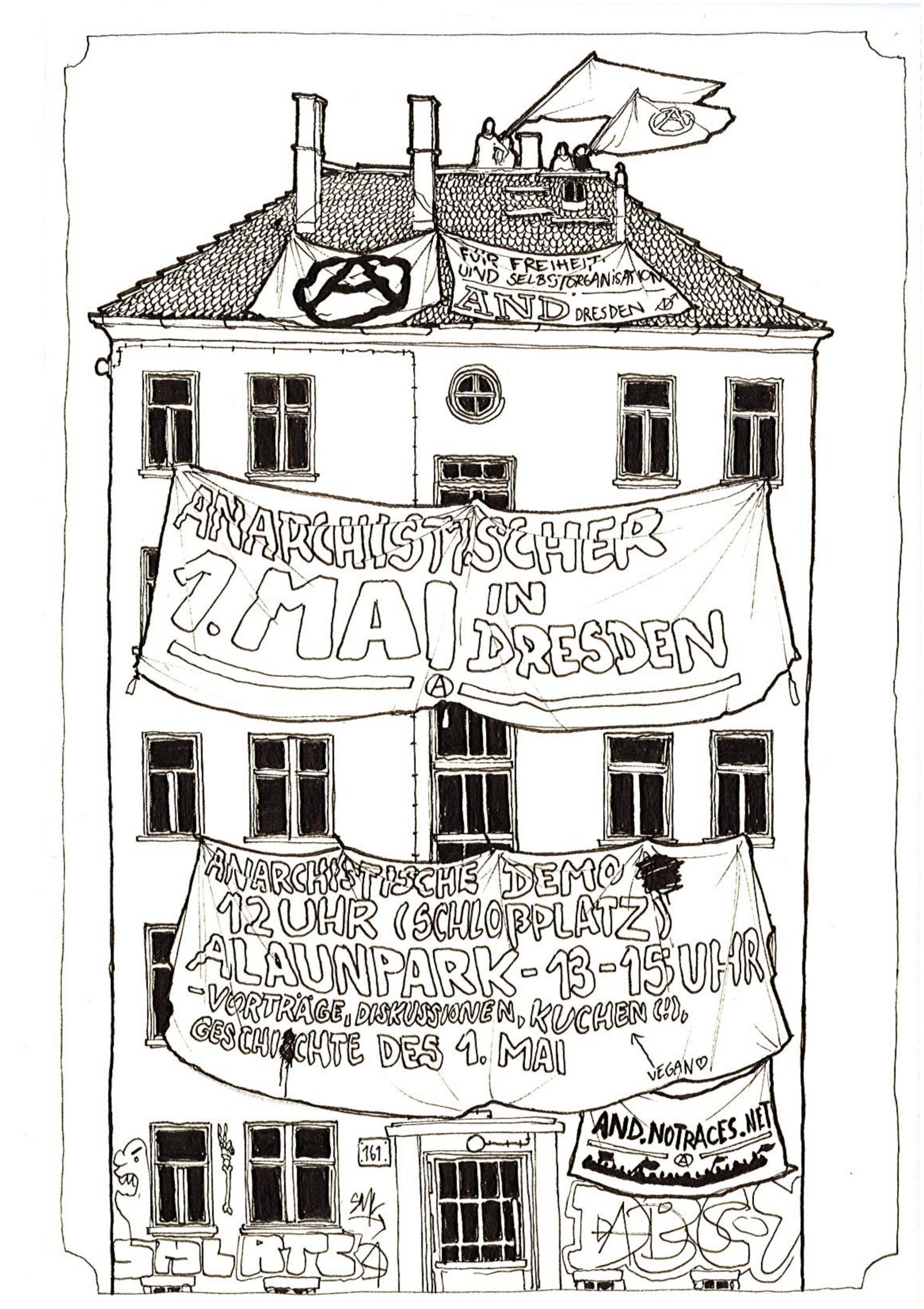 Anarchistischer 1. Mai Dresden