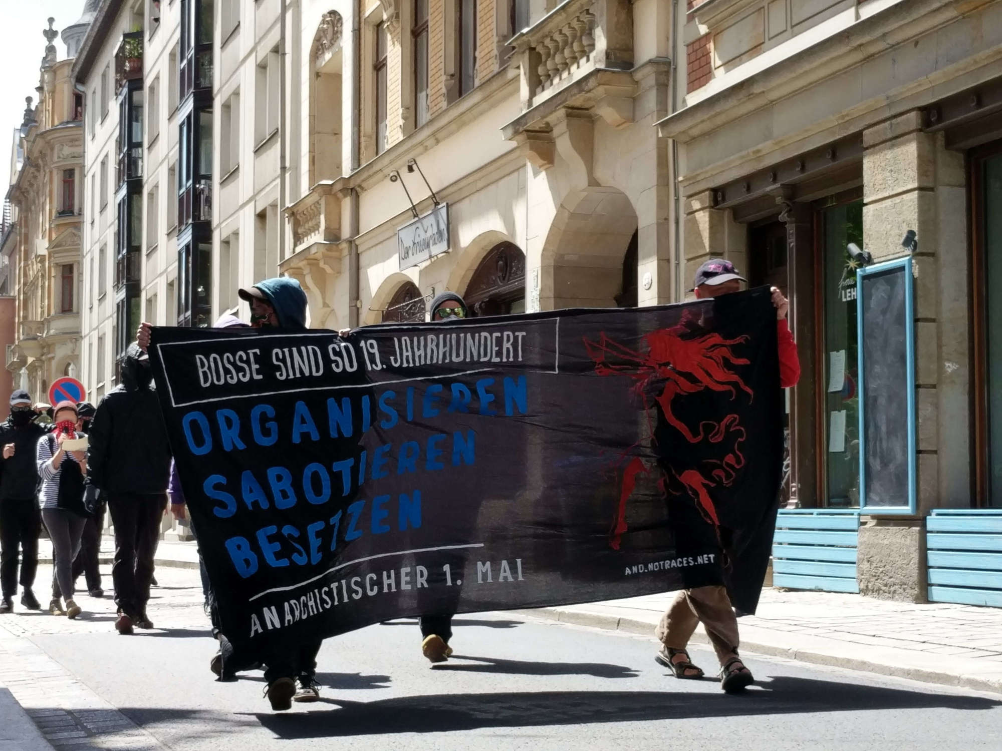 Anarchistischer 1. Mai in Dresden 