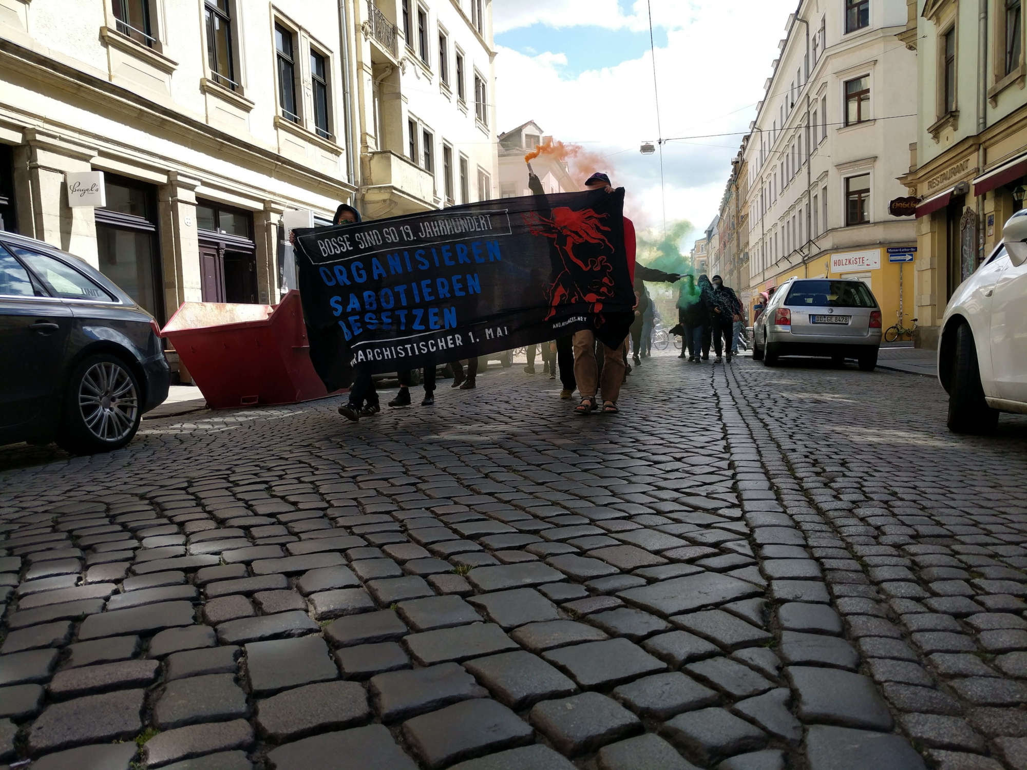 1. Mai Demo in Dresden