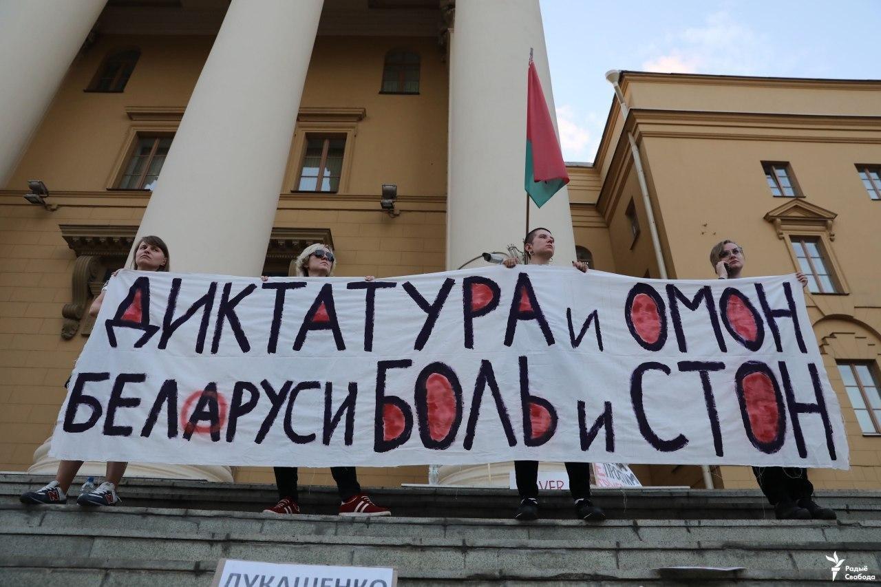 Größte Demonstration in der Geschichte Belarus