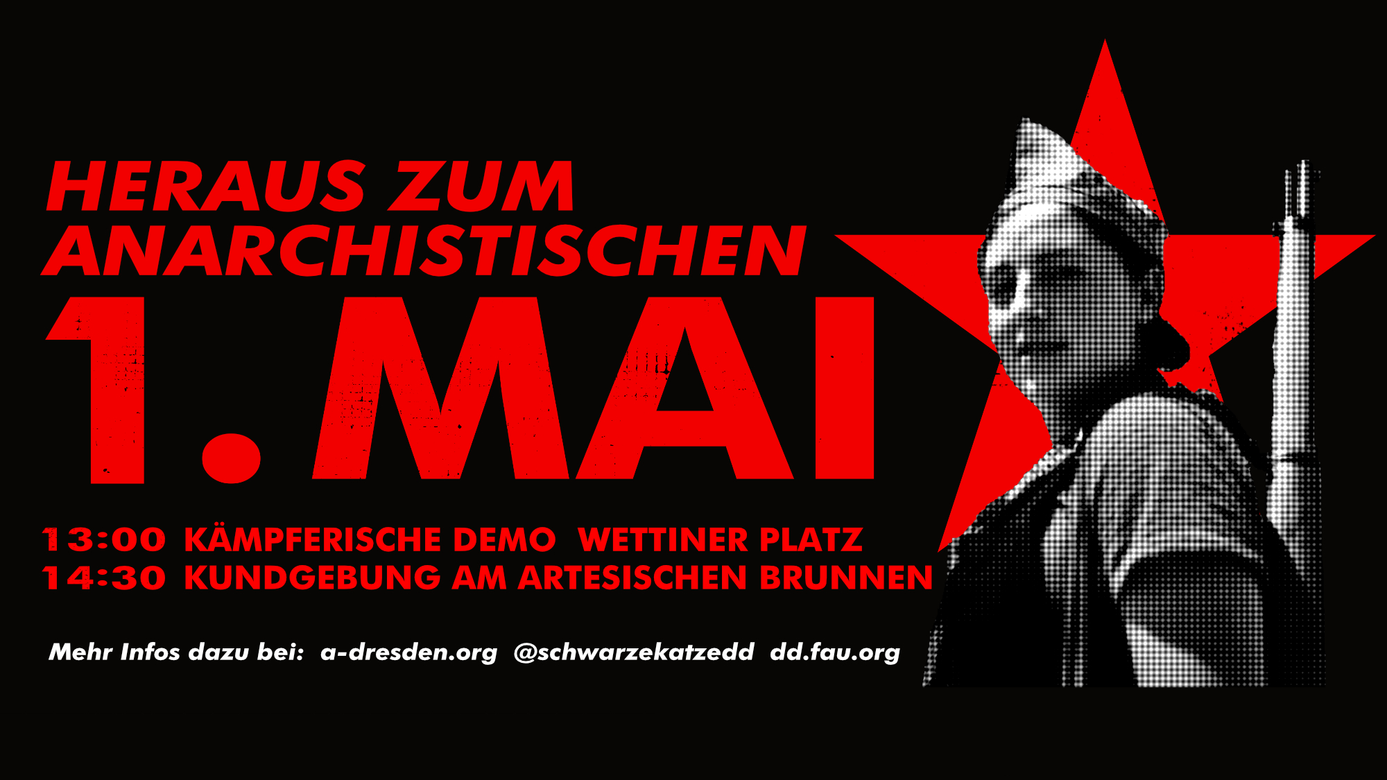 Out for May Day in Dresden!