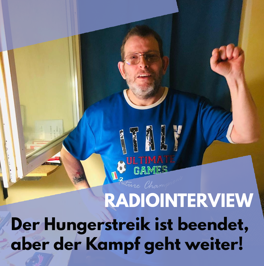 Gespräche um Knast – Andreas beendet seinen Hungerstreik!