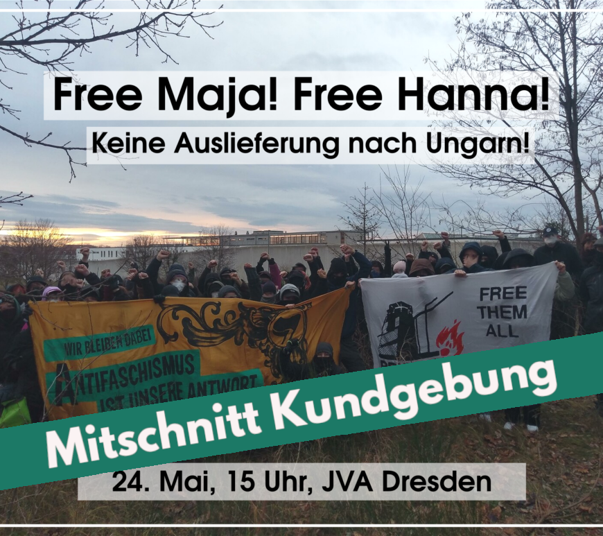 Mittschnitt Solikundgebung für Maja am 24.05.24