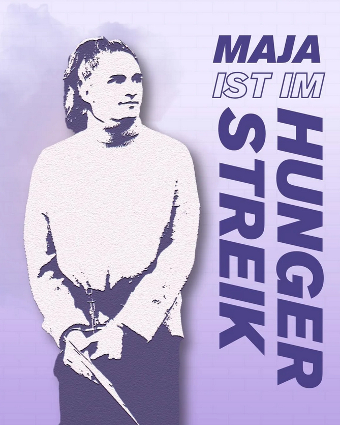 Maja im Hungerstreik – Tag 6 – Update – Jetzt braucht es Solidarität und Unterstützung!