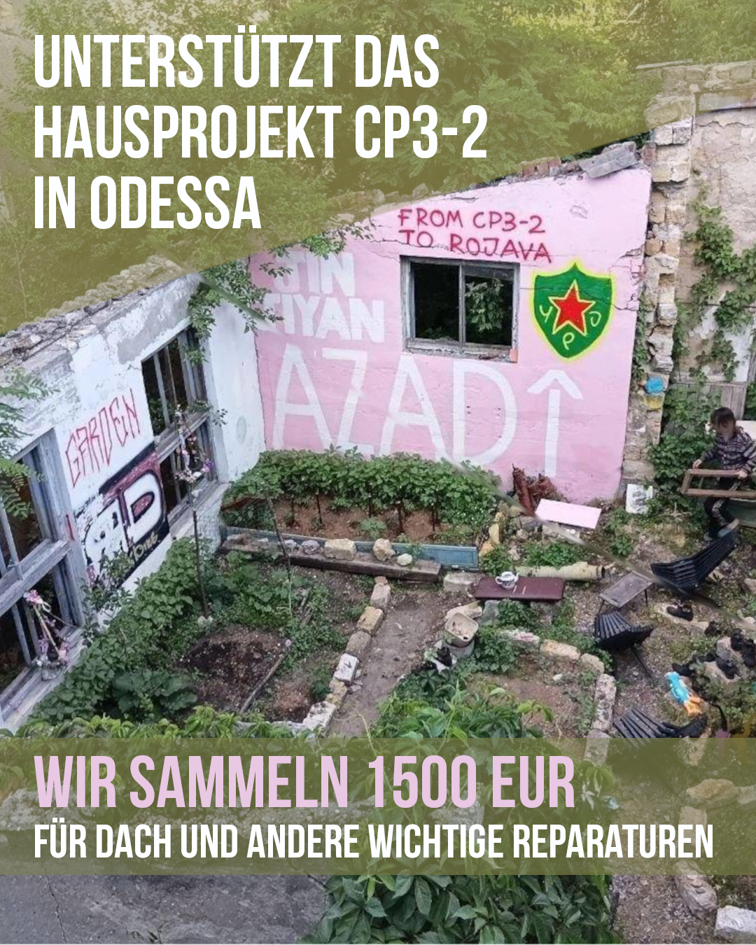 Unterstützt das Hausprojekt CP3-2 in Odessa