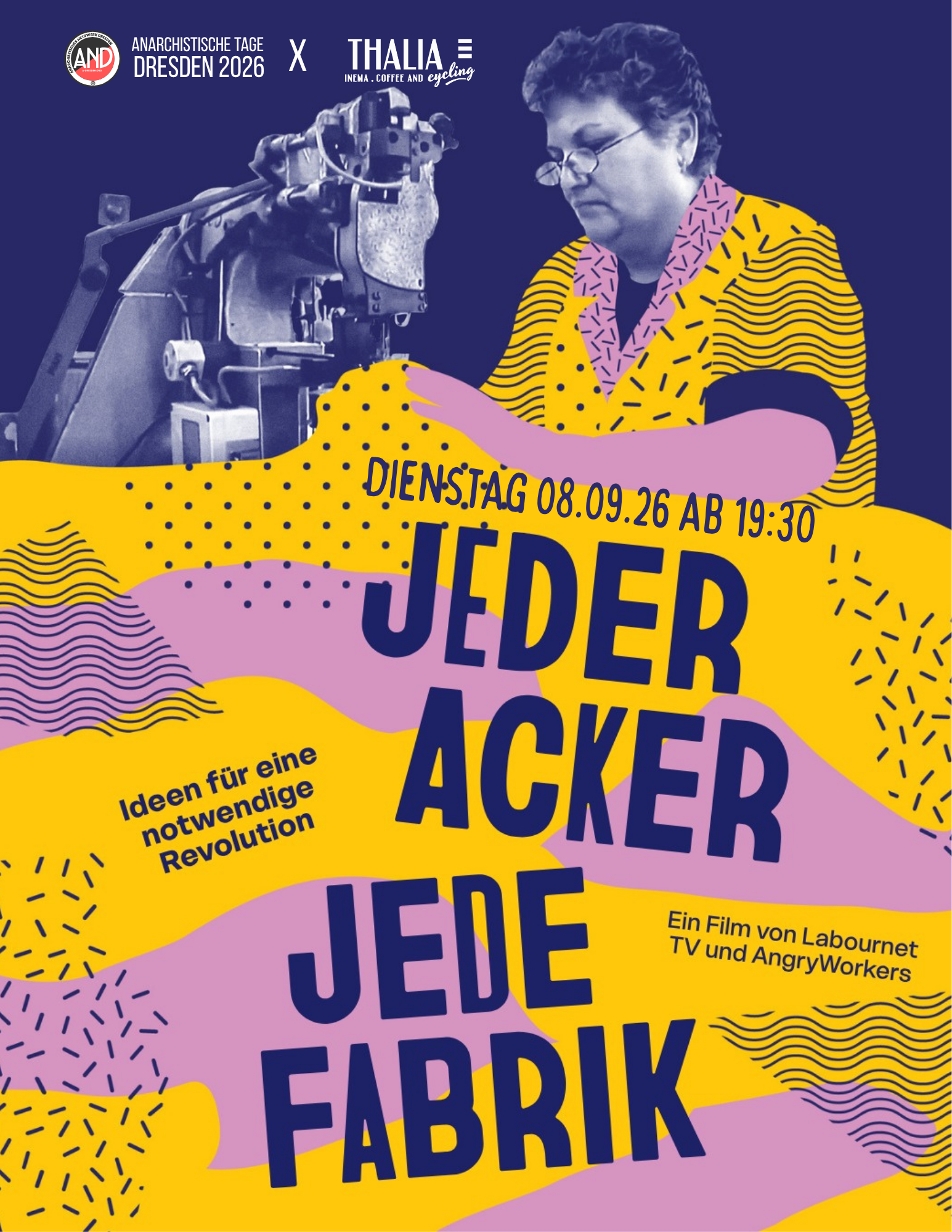Film & Diskussion: Jeder Acker, jede Fabrik – Ideen für eine notwendige Revolution [OmU]